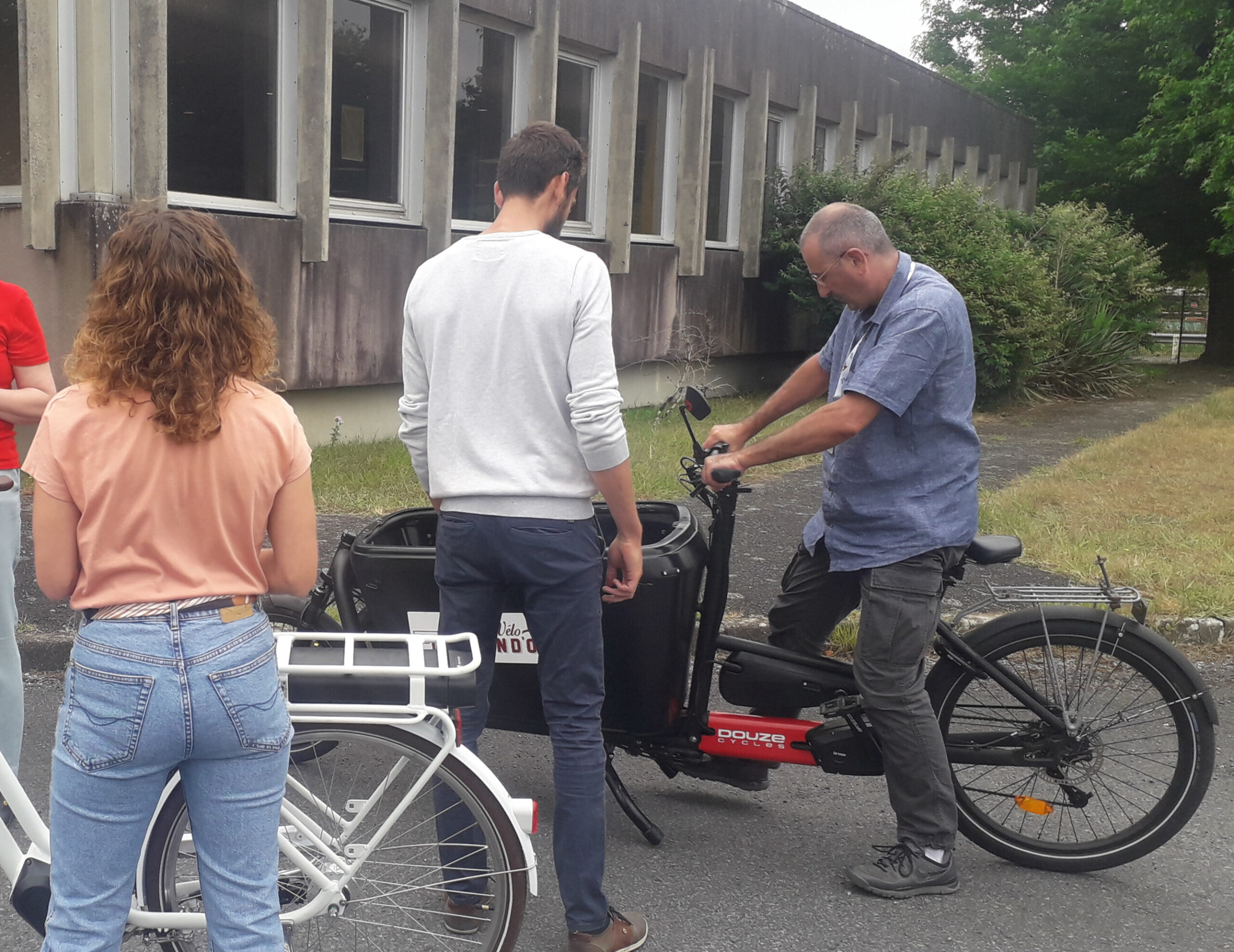 Prise en main d'un vélo cargo