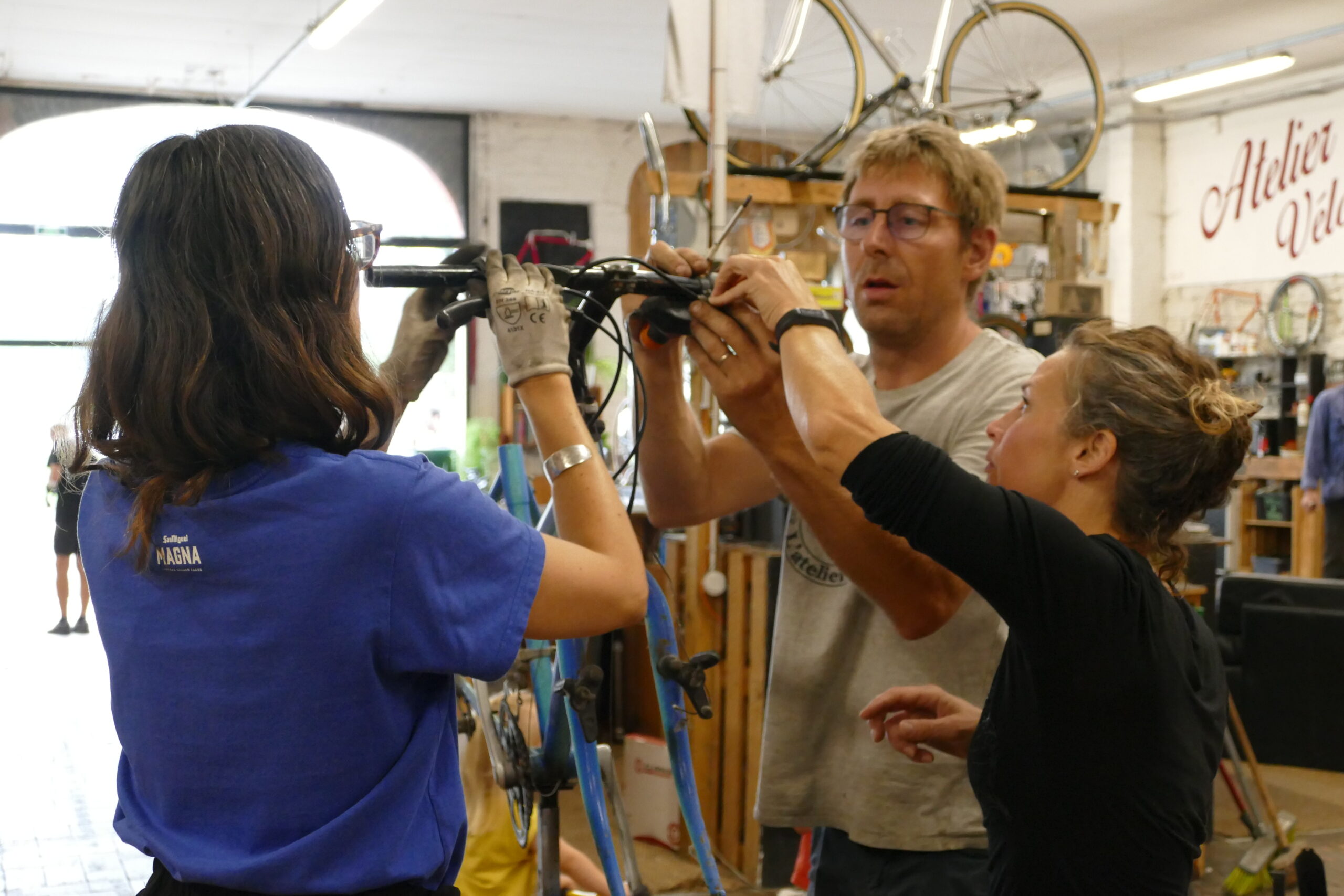 Atelier participatif de mécanique vélo